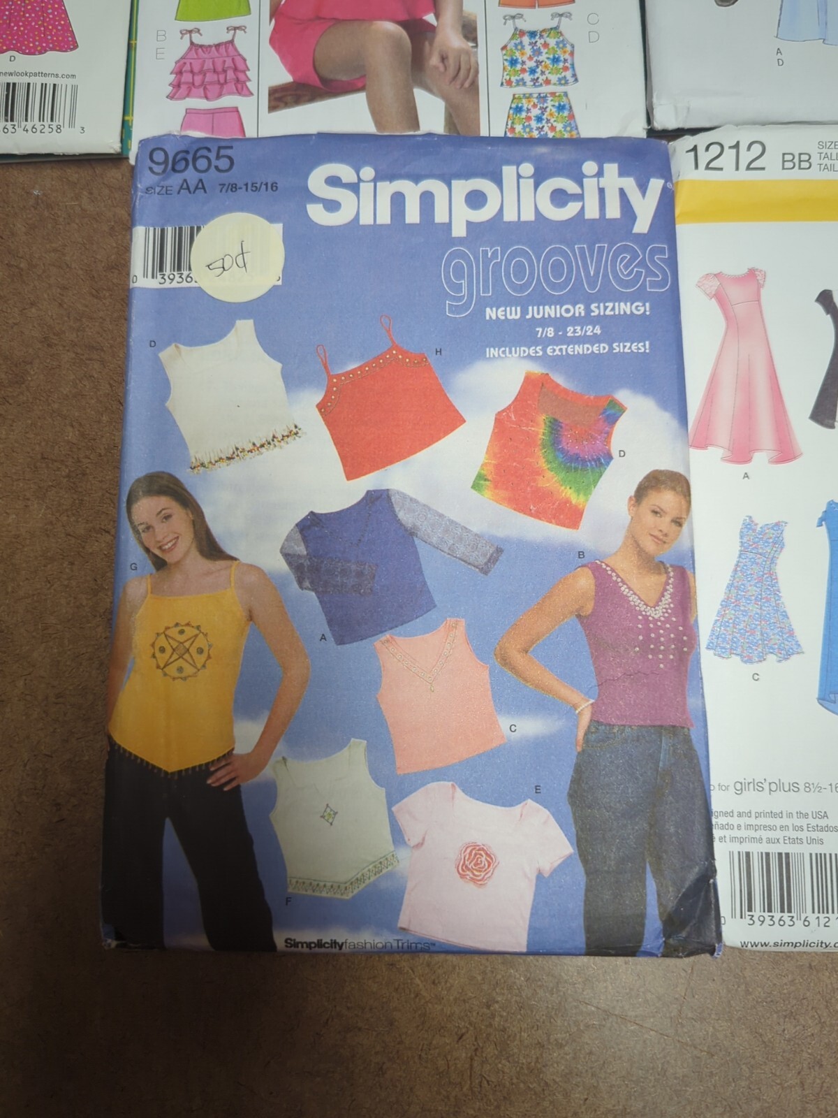 13 piece bundle kids sewing patterns ages 3 through 16 dress top skirt