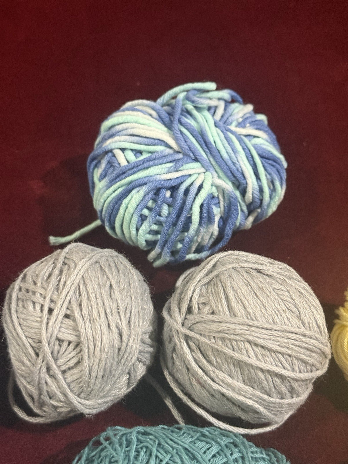 Cotton Yarn Lot SMC Select Cabare & Unknown Others Various Colors