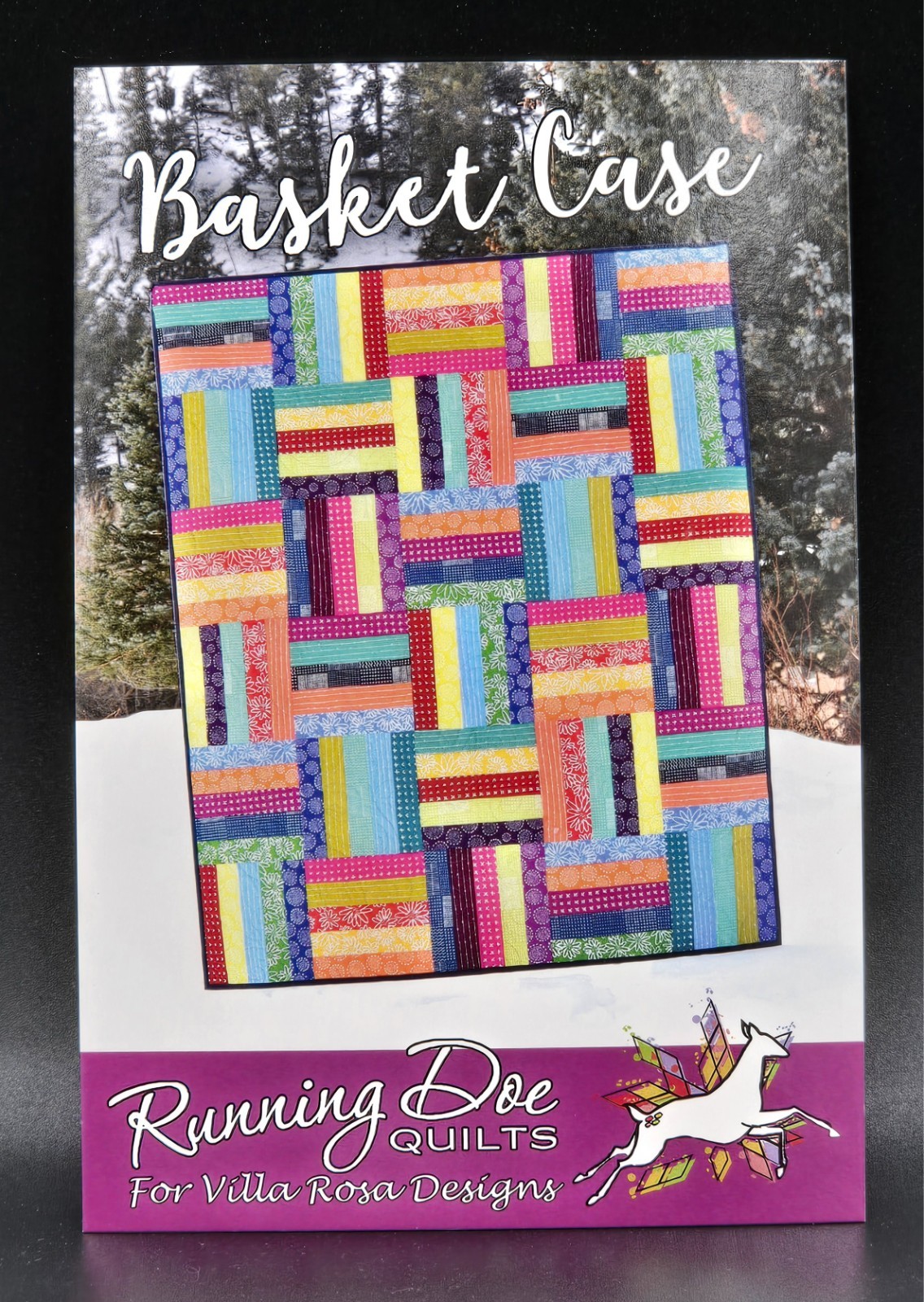 BASKET CASE Quilt Pattern Running Doe Quilts for Villa Rosa Designs