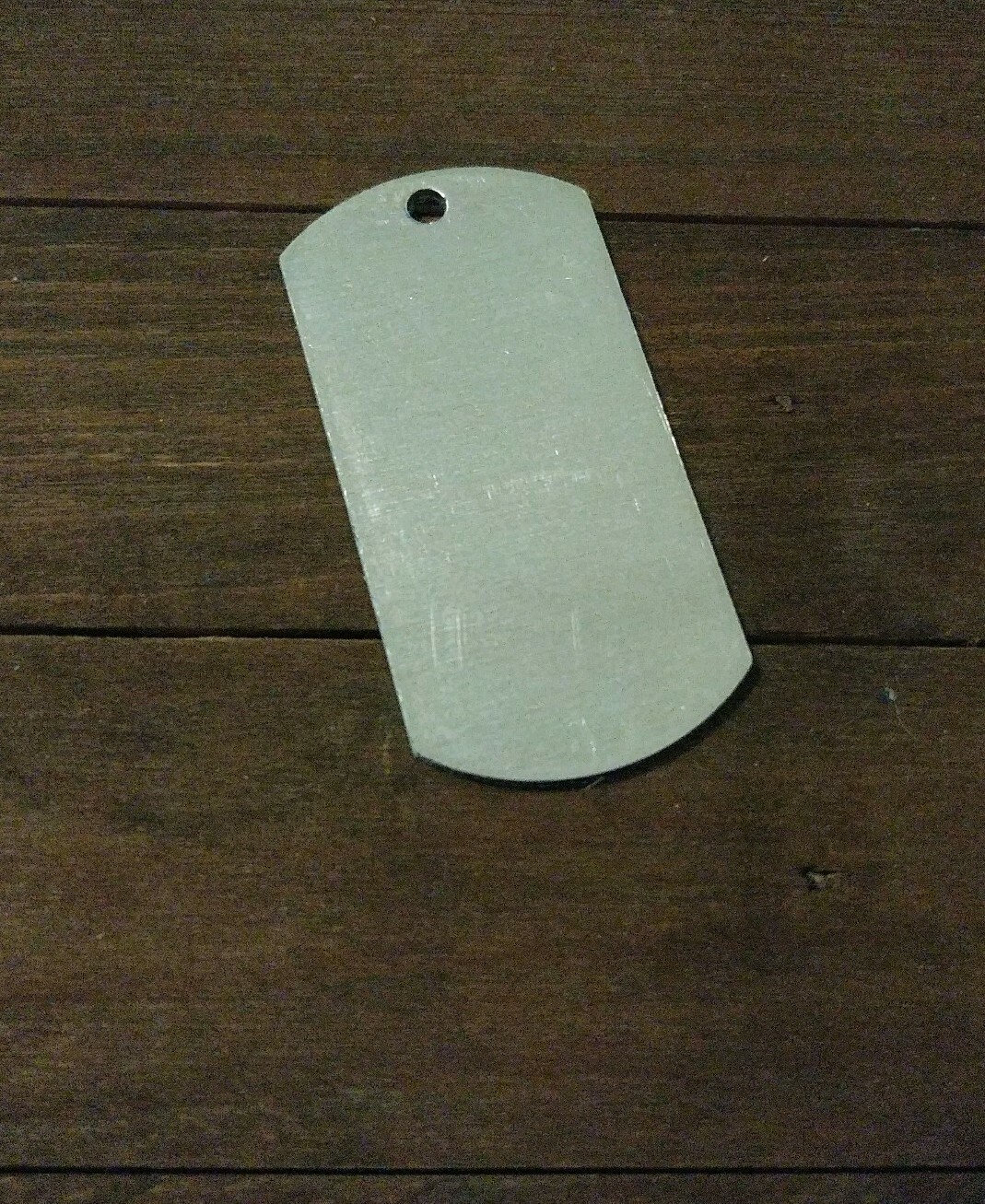 Large Dog Tag Stamping Blank 2″ Silver Aluminum 14 Gauge Metal Working