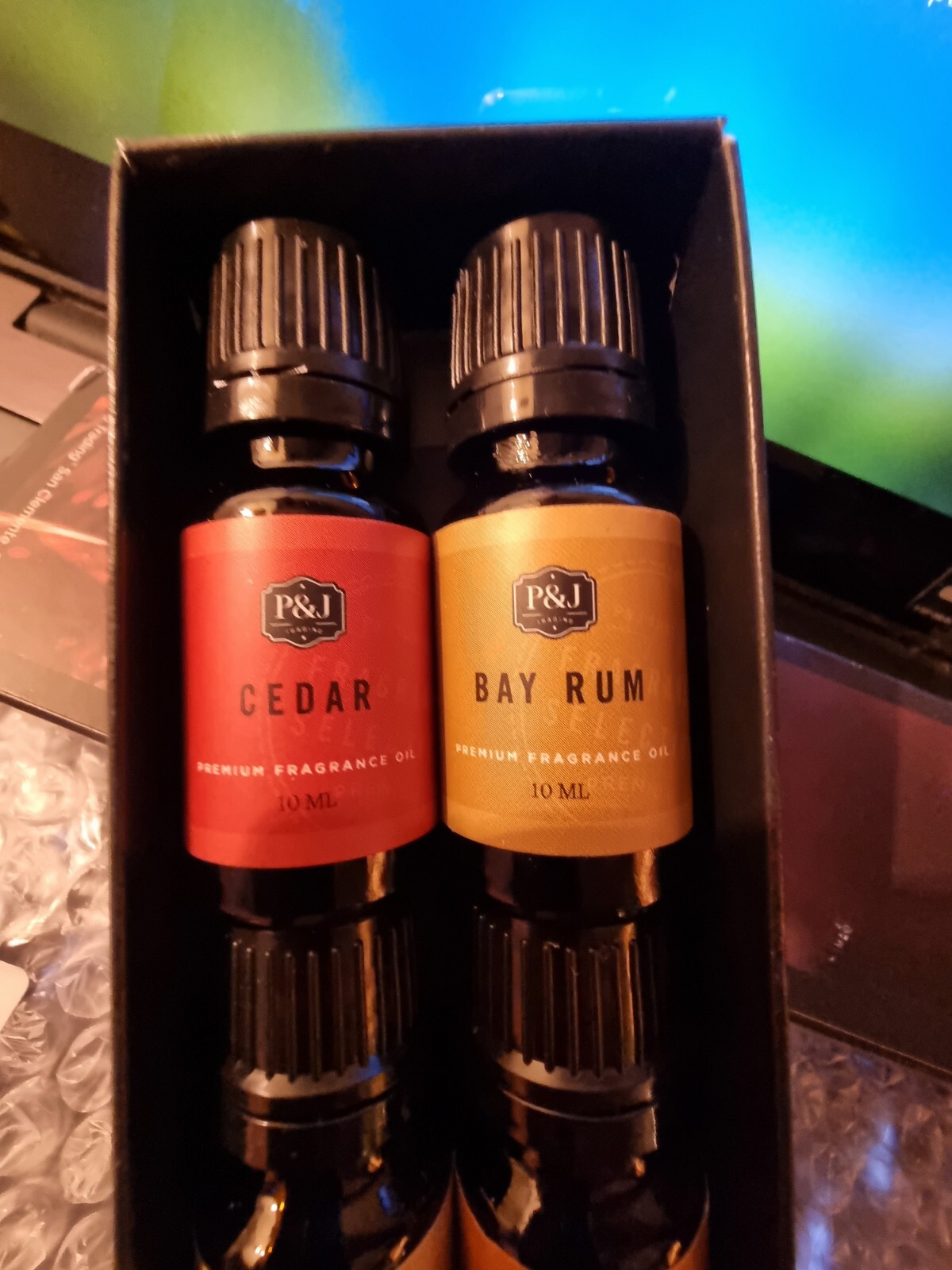 P&J Trading Fragrance Oil Gentlemen’s Set | Leather, Sweet Tobacco, Teakwood NEW