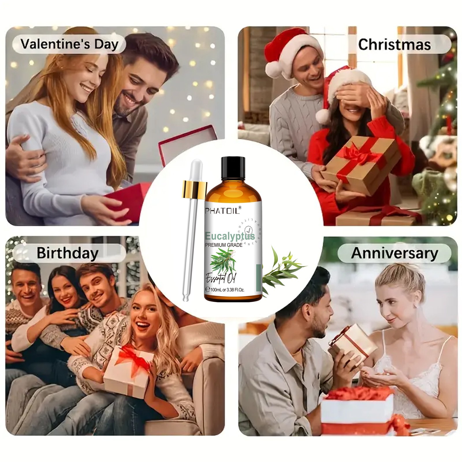 100ml Pure Eucalyptus Essential Oils Aromatherapy Essential Oil For Diffusers
