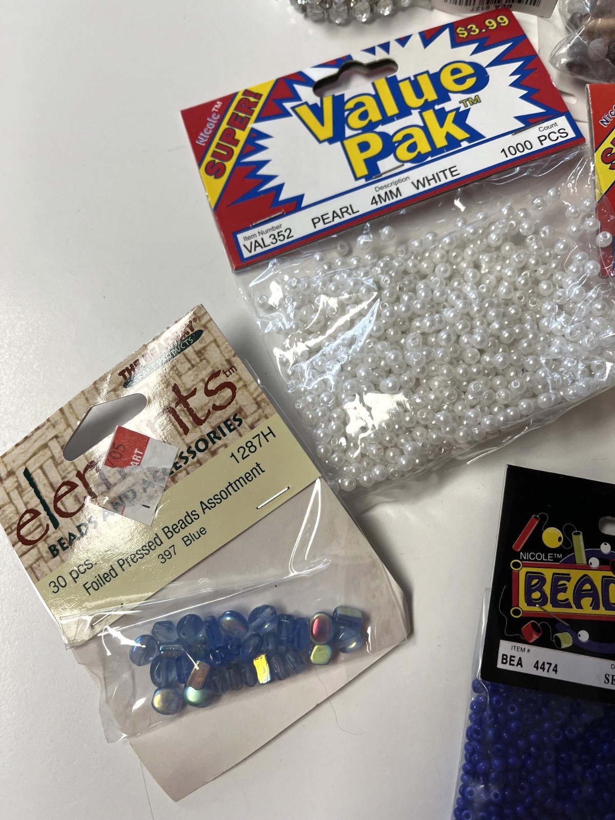Lot of Jewelry Making Beads Some Designer, Some Glass, Dress It Up & More!