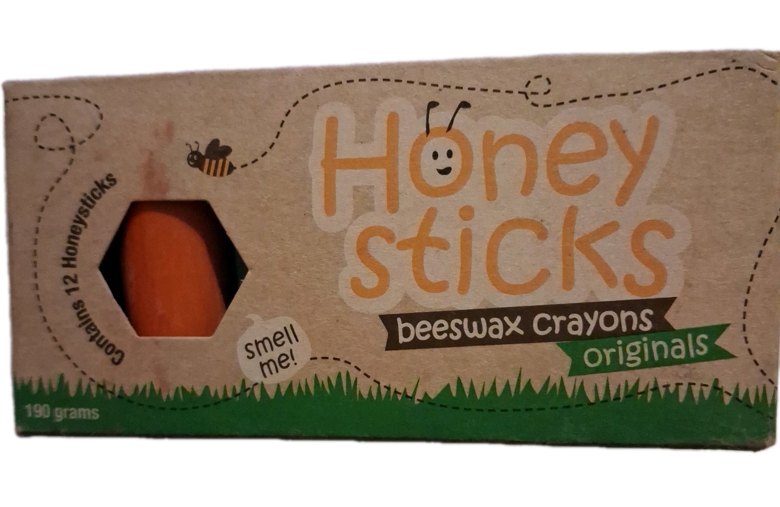 100% Pure Beeswax Crayons (10 Pack)-Non Toxic, Beeswax Scented, Easy Hold 4 Kids
