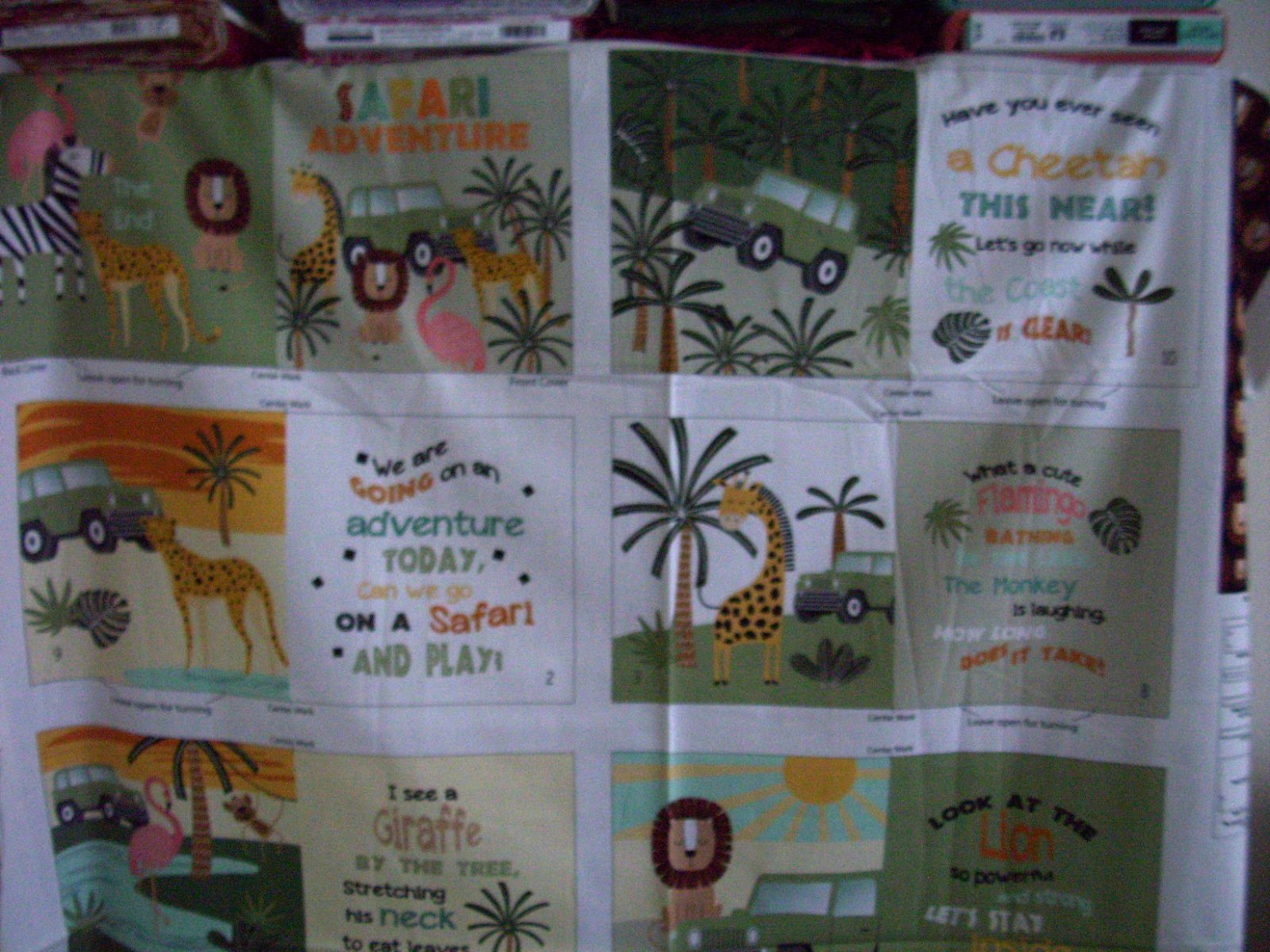 100% cotton cut & sew soft book panels