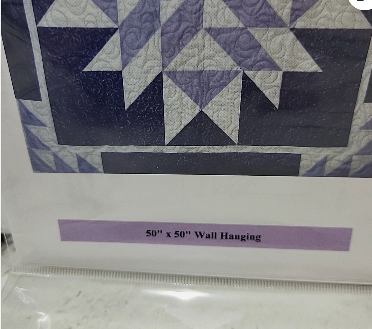 COZY PATTERN ORIGINAL Quilt Pattern Wall Hanging – DIAMOND Cluster- 50”x 50”