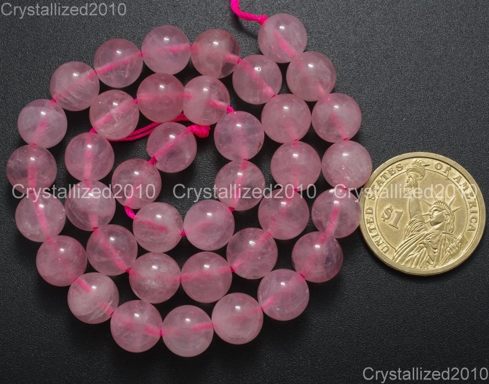 Natural Rose Quartz Gemstone Round Beads 2mm 3mm 4mm 6mm 8mm 10mm 12mm 14mm 16″