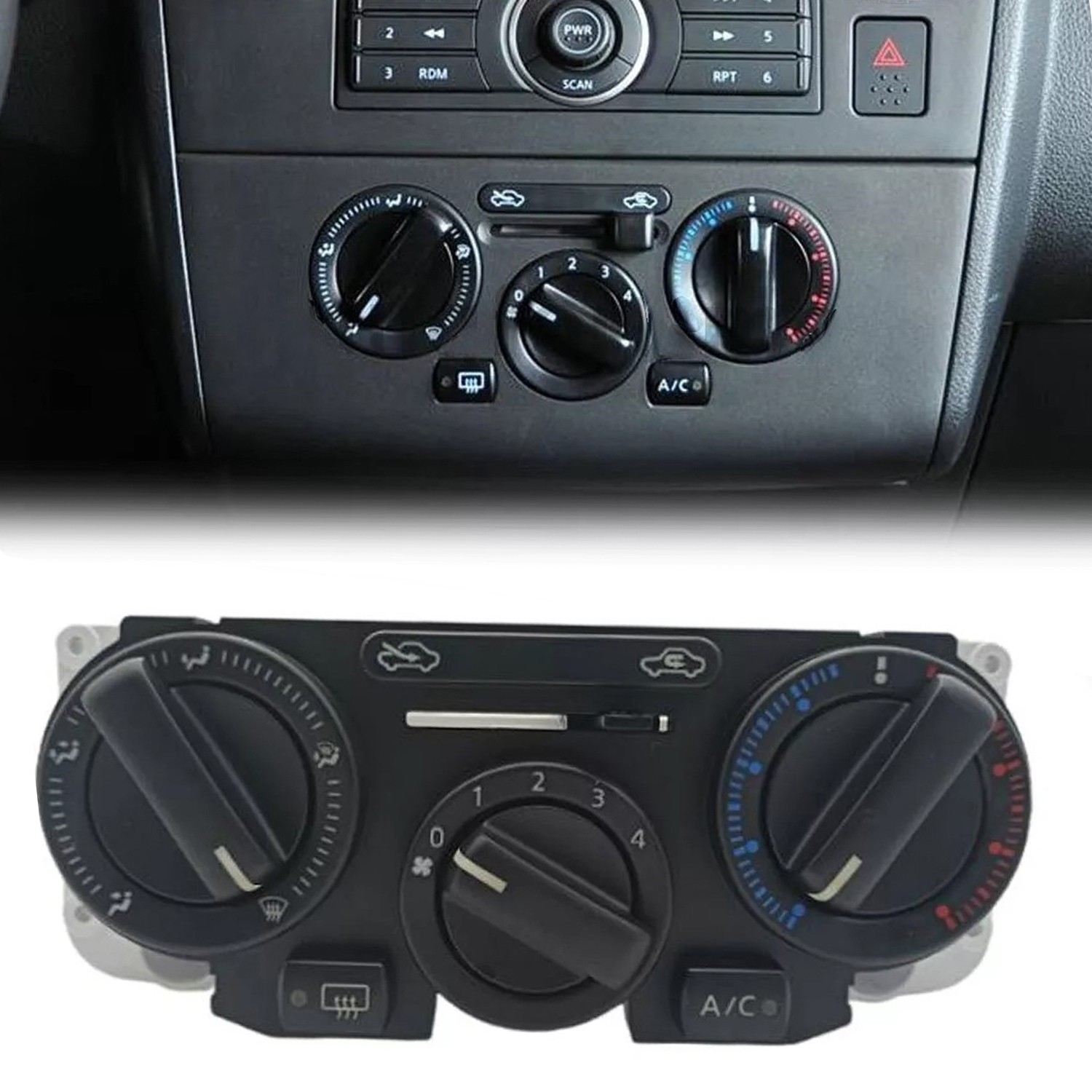 For 2004-2011 Nissan Versa Tiida A/C Control Panel Switch Button 27510-ED50A