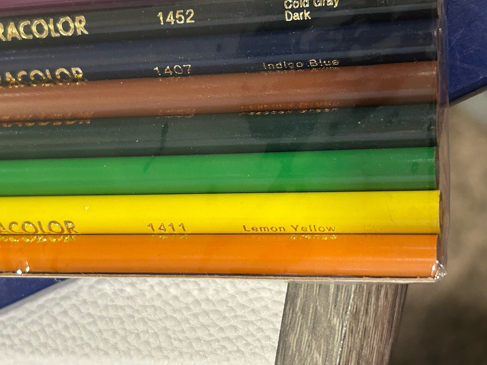 New Old Stock Faber-Castell SPECTRACOLOR 12-pc Color Pencil Set #1400-12 USA