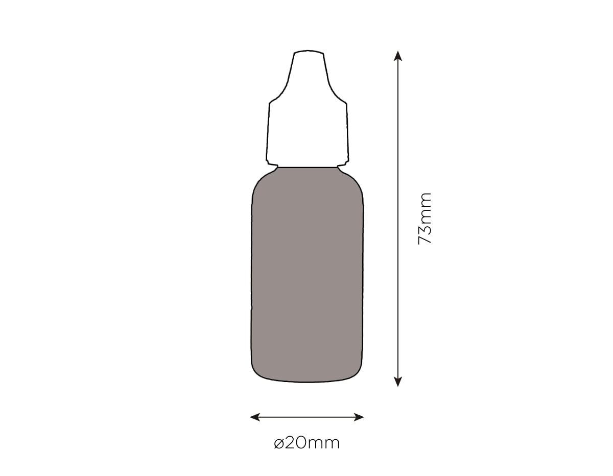Tsukineko 1/2 Fluid Ounce StazOn Multi-Surface Inker, 0.5 fl oz, Jet Black