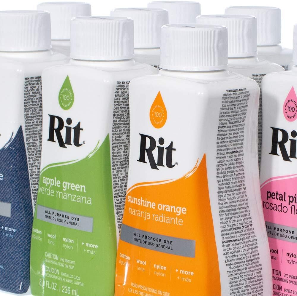 Rit Dye Liquid – Wide Selection of Colors – 8 Oz.