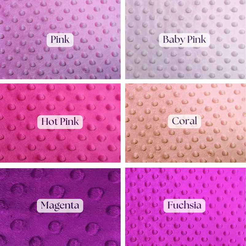 Snuggle Dots Minky 60 Inch- Fabric by The Yard