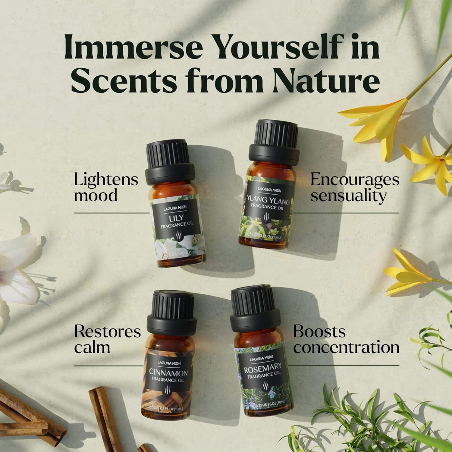 Fragrance Oil Collection – 16 Piece Gift Set for Diffusers, DIY Candle Makin…