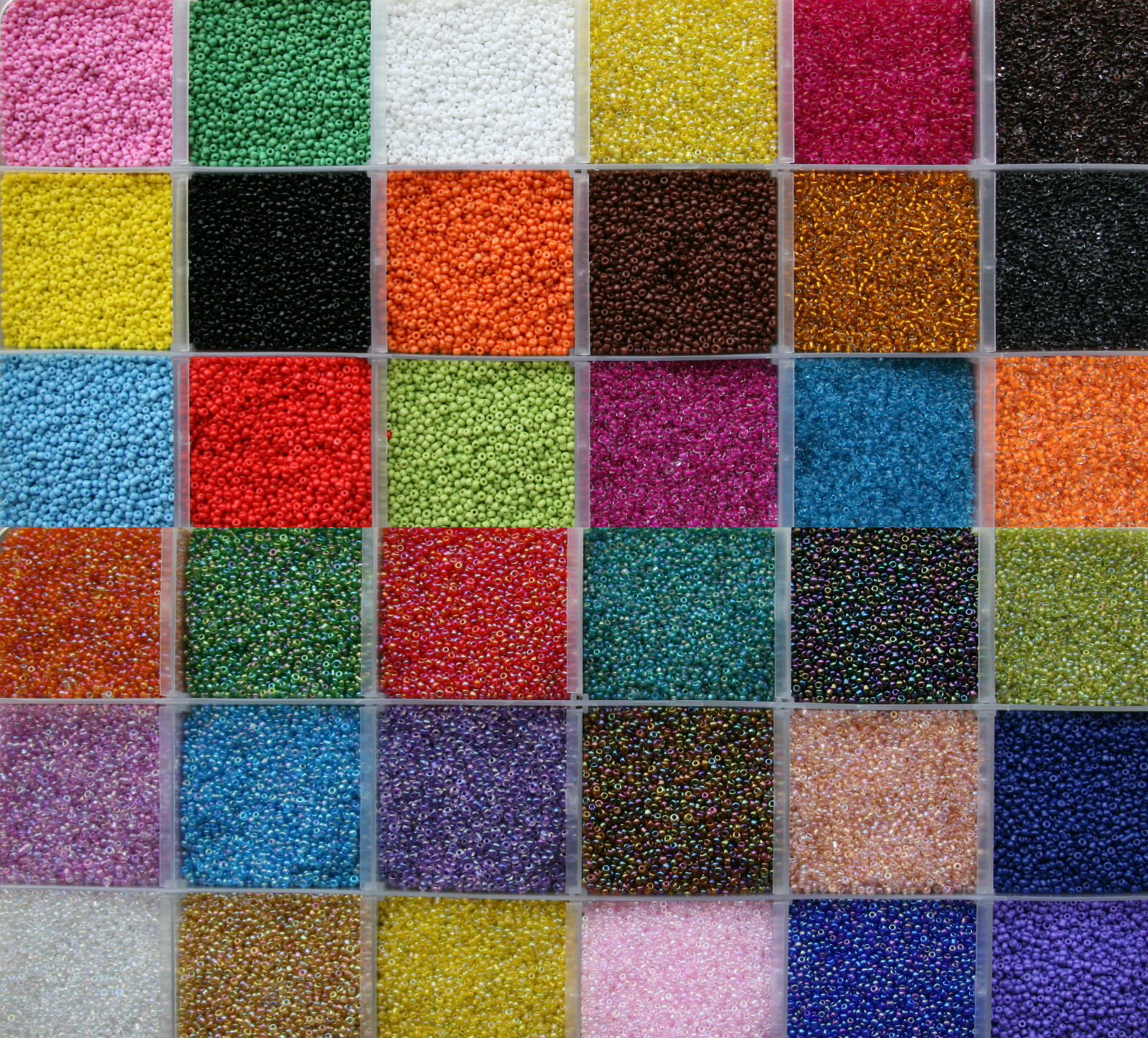 15g / 1000pcs Jewelry Making 84 kinds around 2mm Glass Seed beads (1–28 kinds)