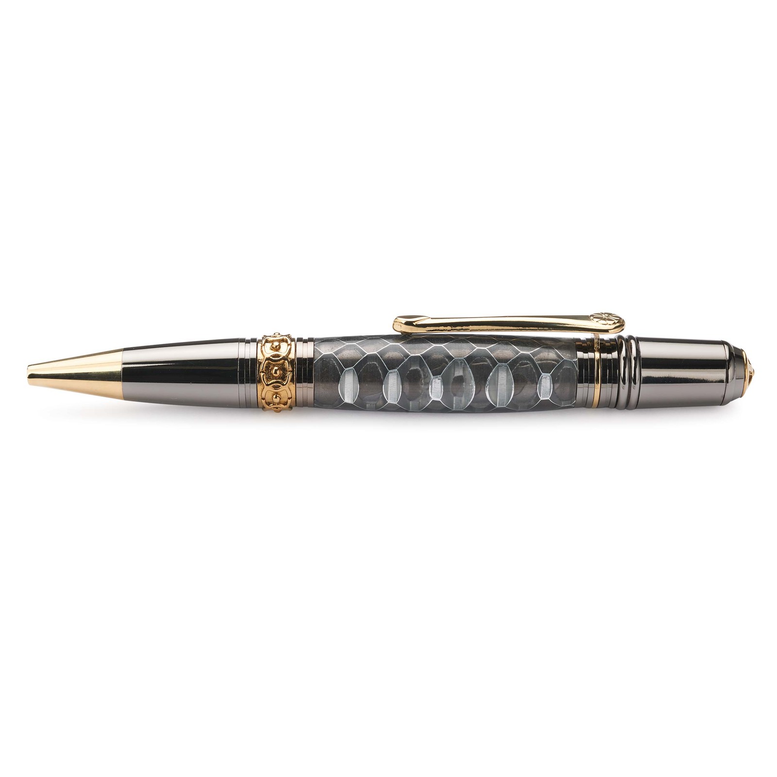 WOODRIVER Acrylic Honeycomb Pen Blank – Black