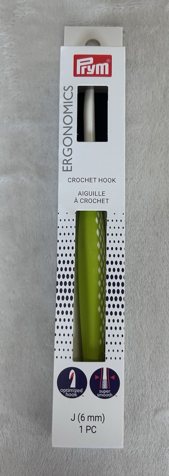 NEW Prym Ergonomics Crochet Hook Set, Lot 5: E, G, J, 7mm, N Benefits Charity