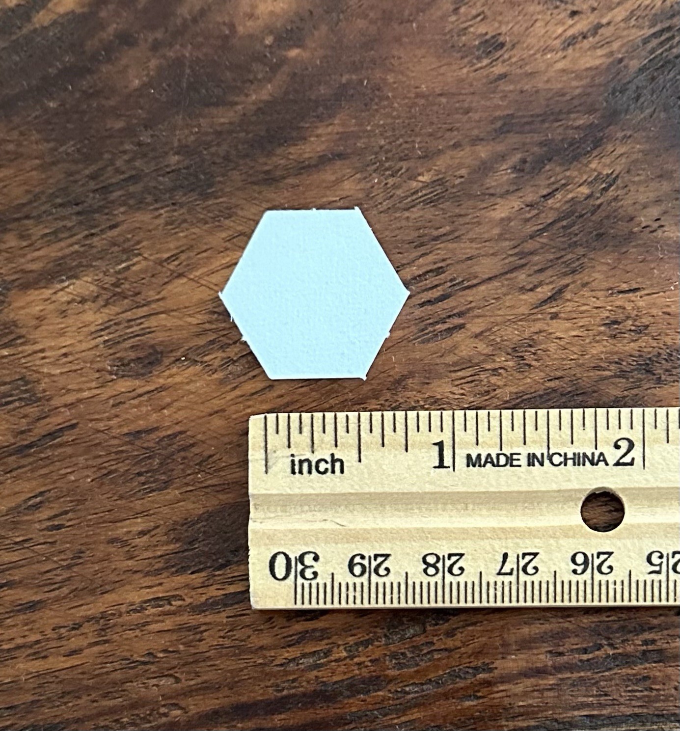 1/2″ Hexagon Paper Pieces Small Pack 125 Pc English Paper Piecing EPP Shapes