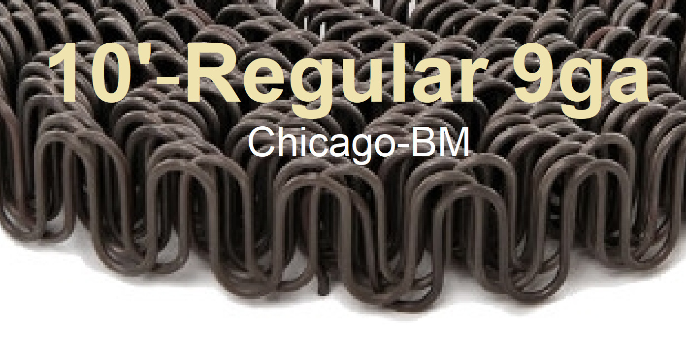 Regular-10′ Feet 9 gauge Zig Zag Springs Furniture-Auto Upholstery-Made In U.S.A