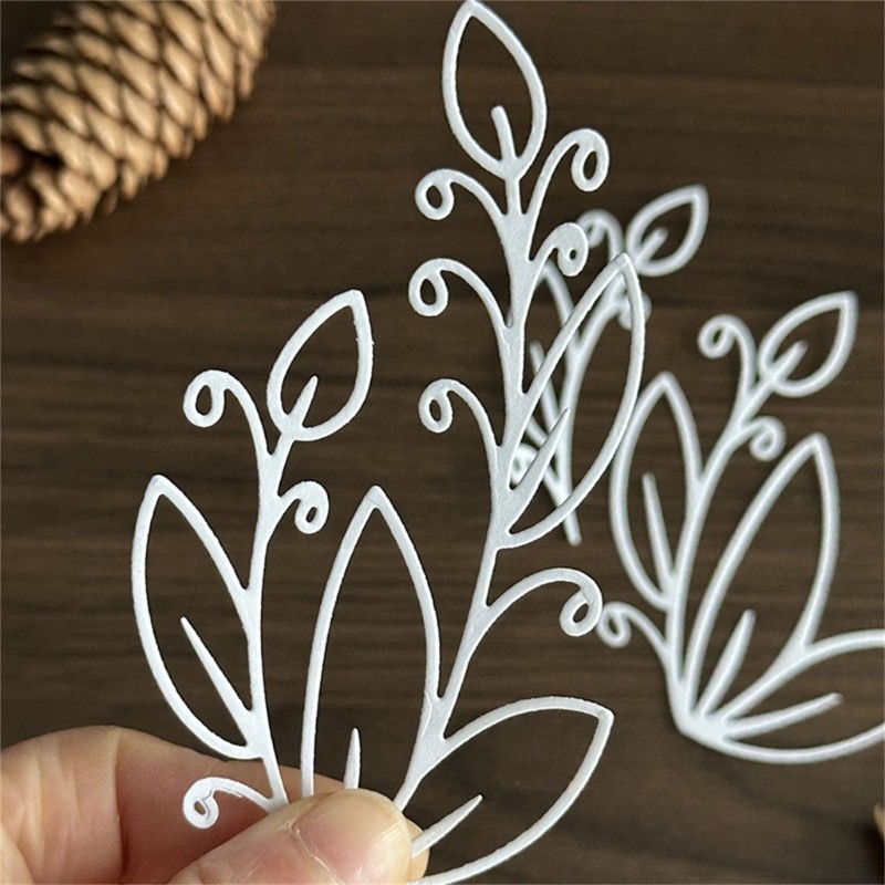 Leaves Cutting Dies Carbon Steel Metal Die Cut for Paper Card Decoration