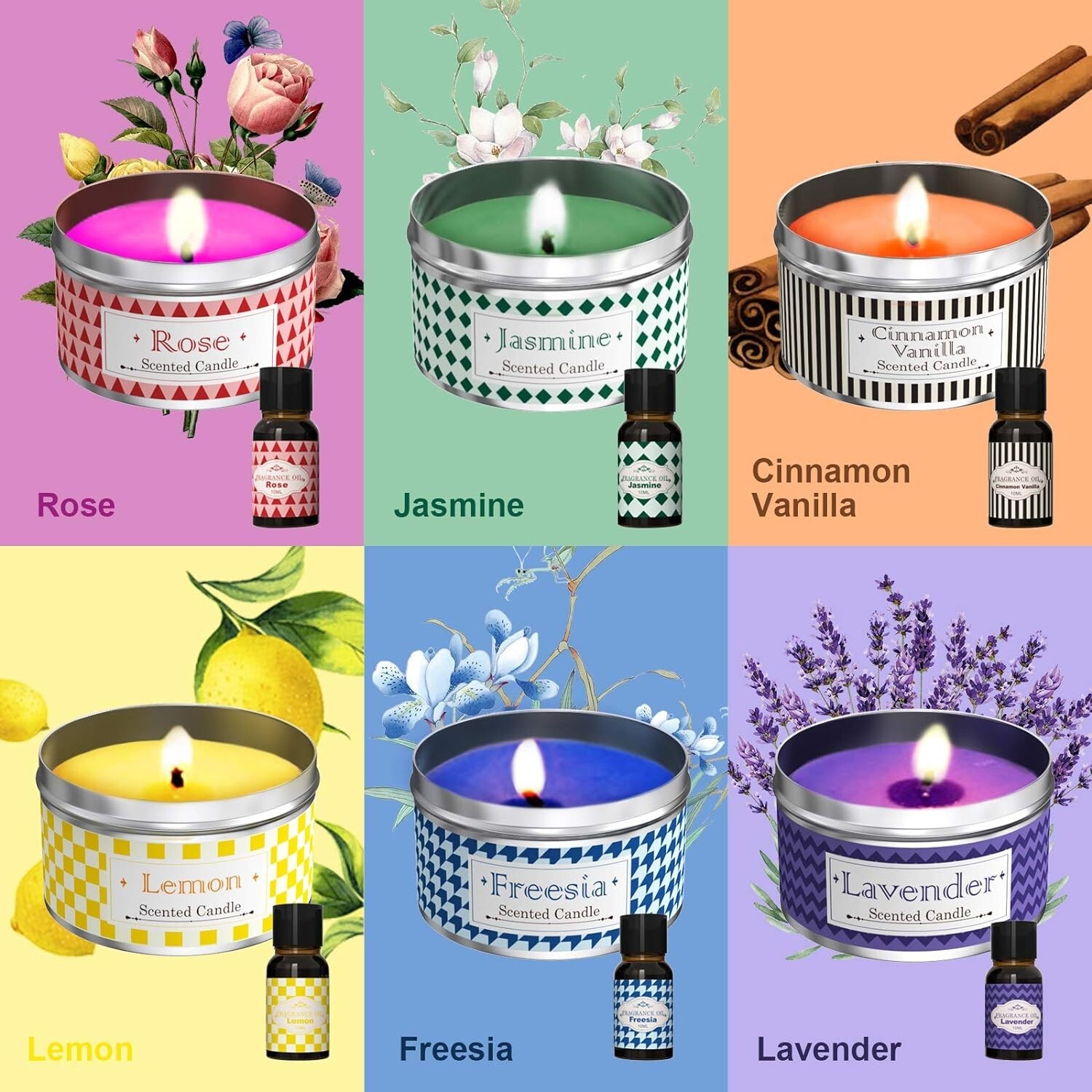 Candle Making Kit Supplies, Soy Wax DIY Candle Making Kit for Adults and