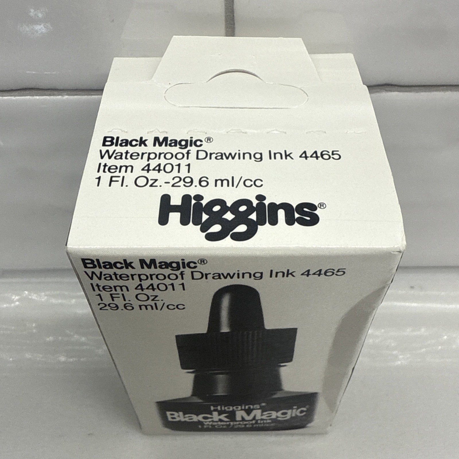 Higgins Black Magic Waterproof Drawing Ink 4465 1oz Black Calligraphy USA