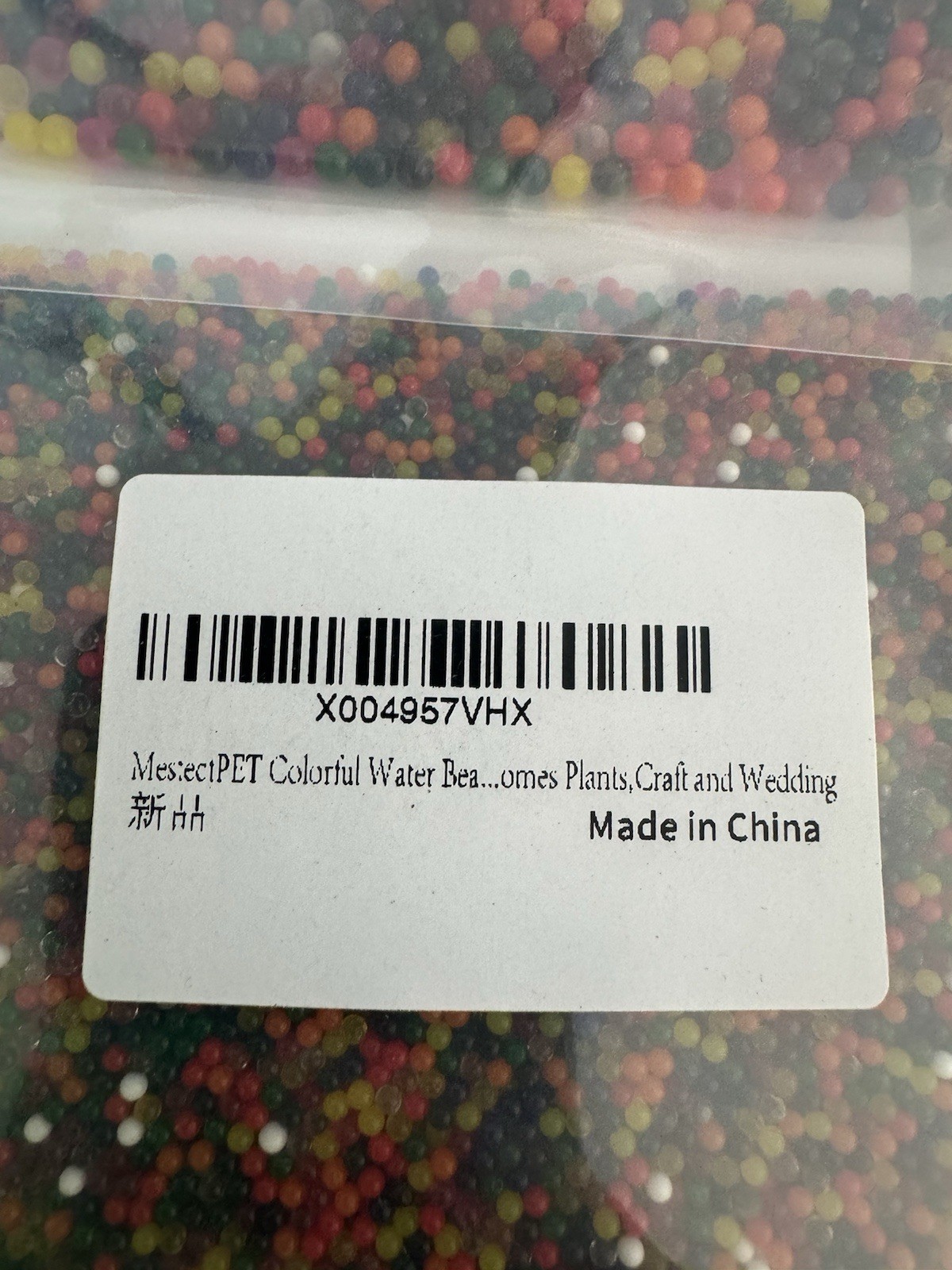 water beads Colored , 2 Sizes (9-11mm, 17-20mm
