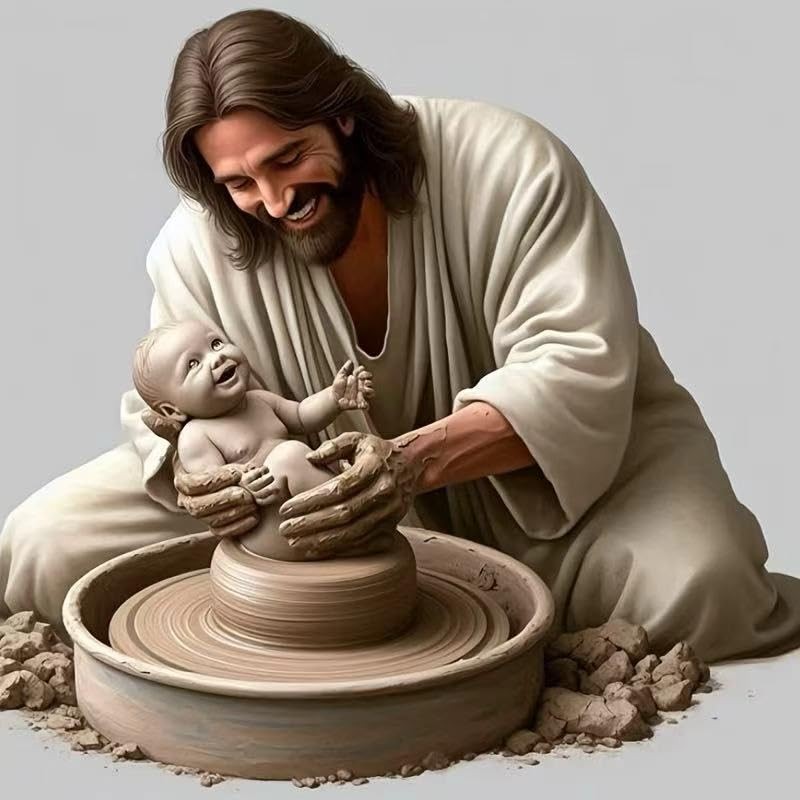 OJTOYART 5D Jesus Diamond Art Kits for Adults Beginners Round Full Drill Gem …