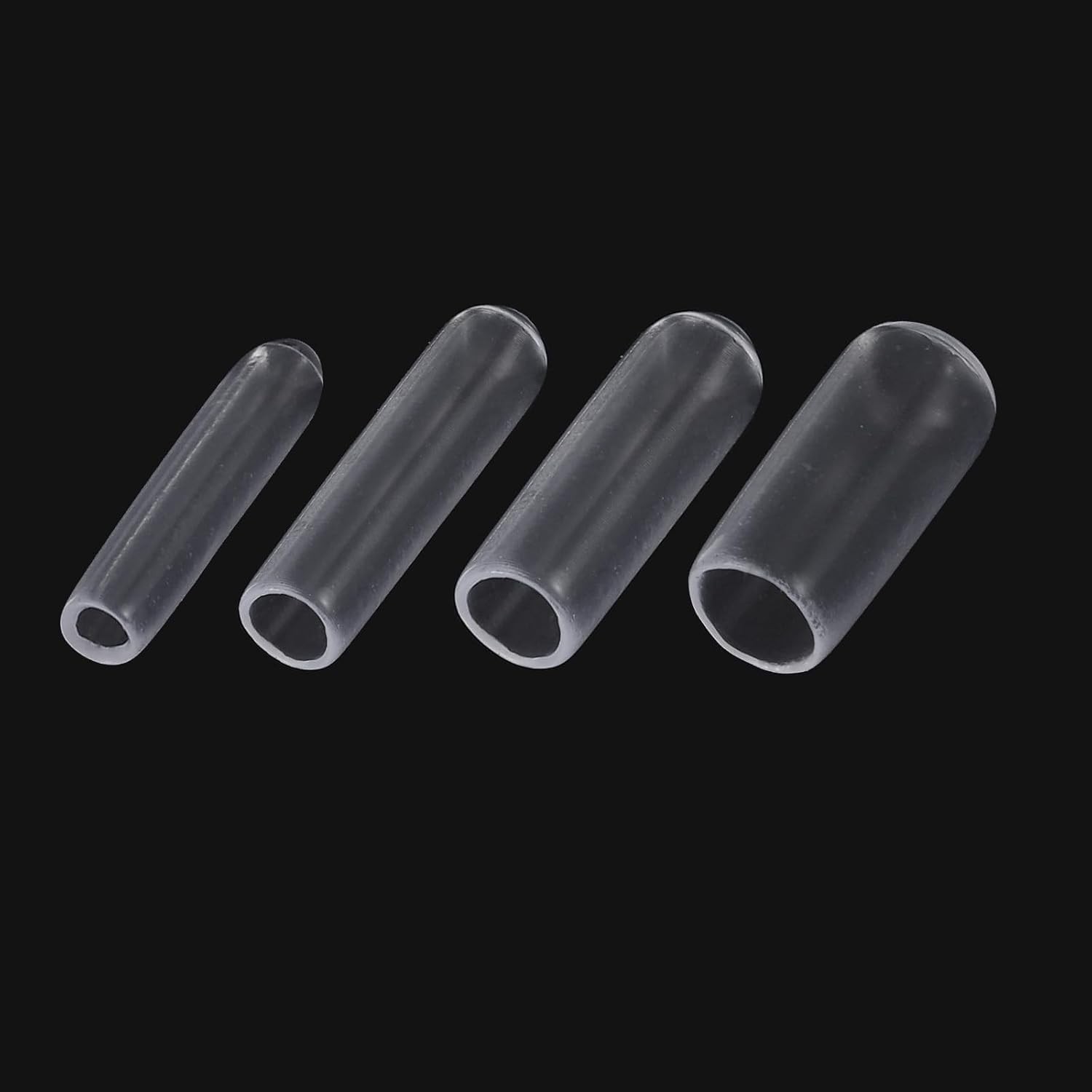 40pc Clear Vinyl Round End Caps 1/8″-1/2″ for Floor and Furniture Safety