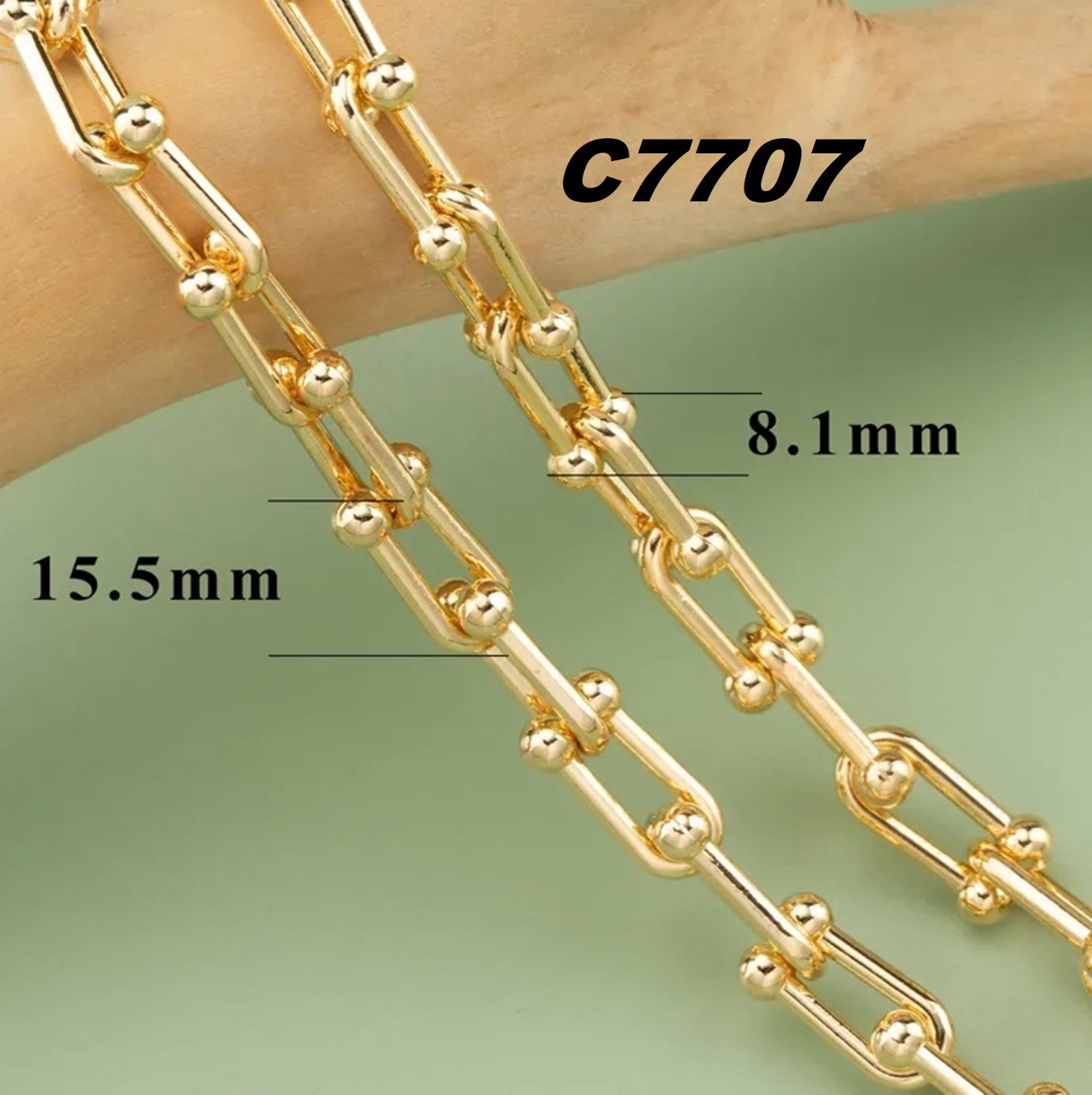 Paperclip Chains For Permanent Jewelry Gold Filled DIY: Figaro, Rolo, Cable