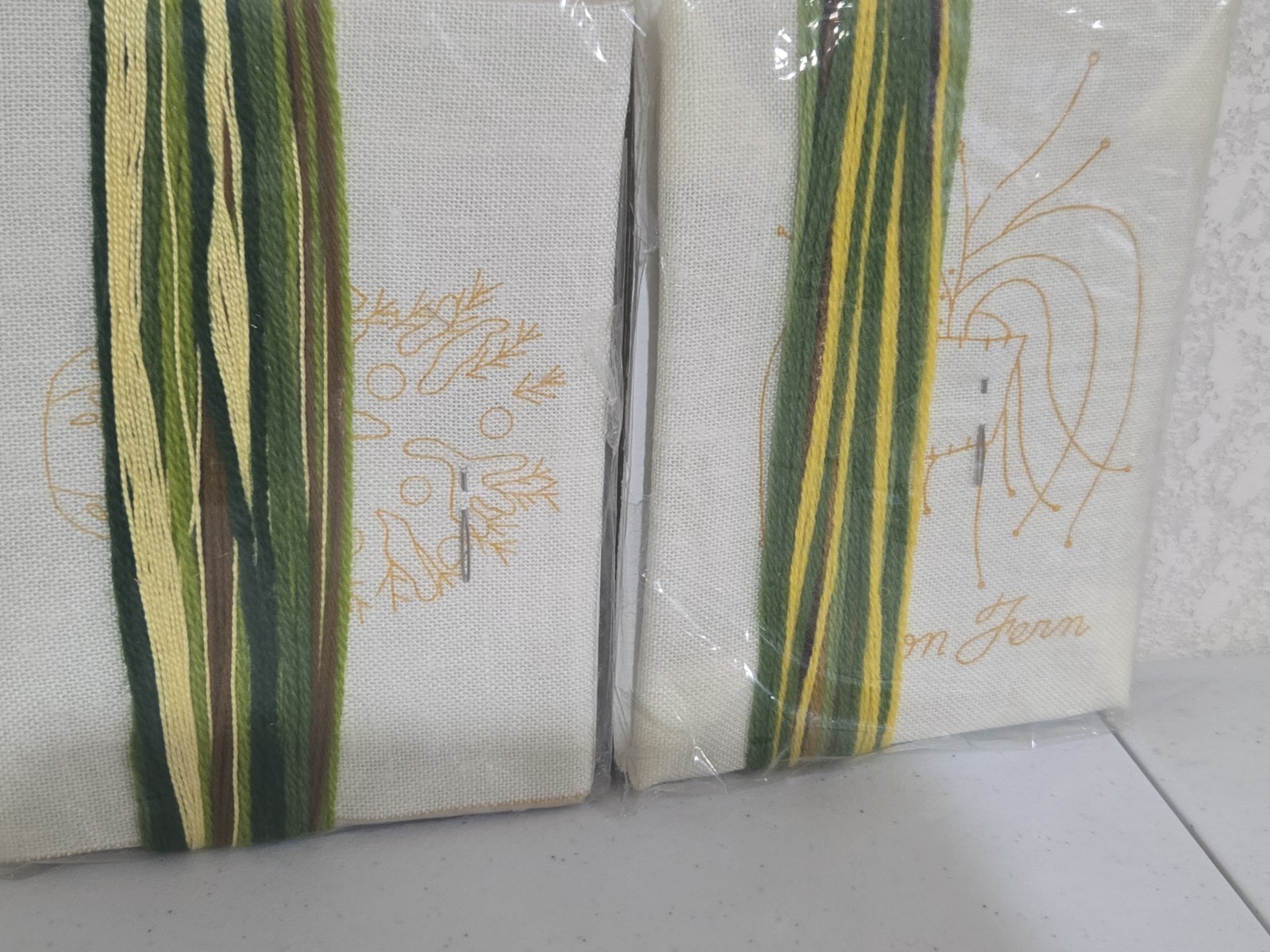 Vintage 1975 Jiffy Stitchery Plants Lot NEW OLD STOCK (4)