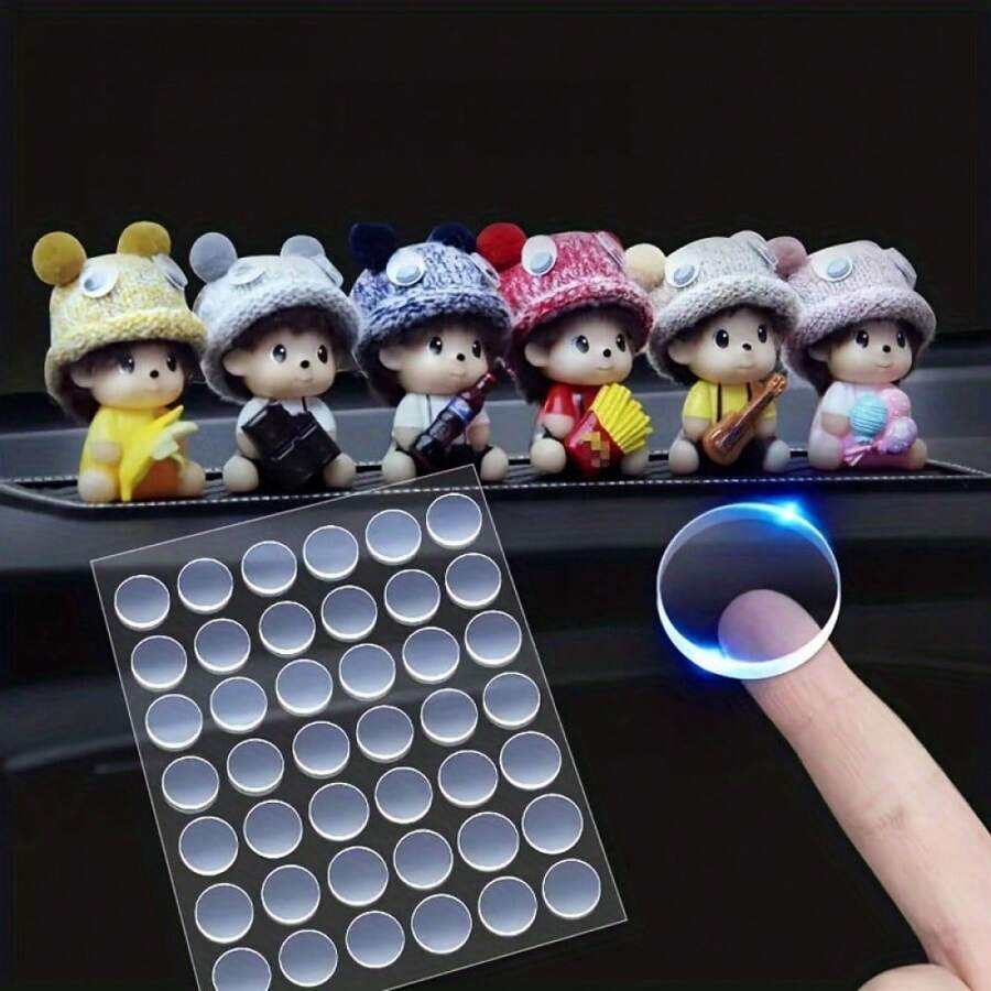 100X Double-Sided Nano Self Adhesive Sticky Tack Gel Dots Removable Glue Sticker
