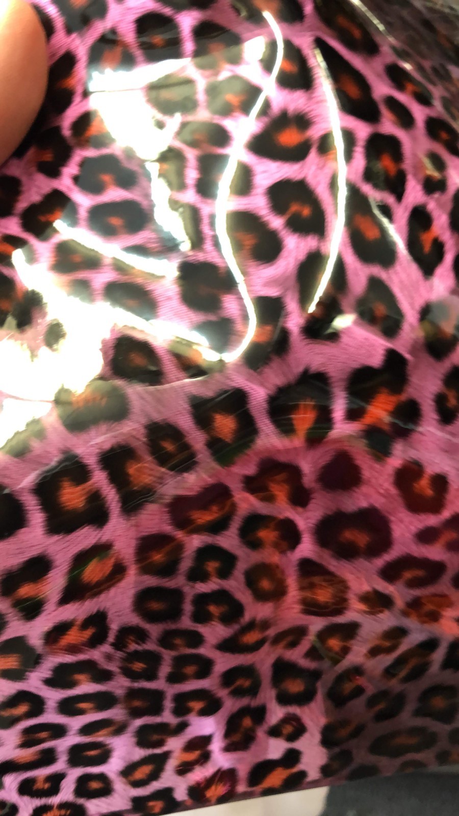 Animal Skin Printed Transparent Vinyl for Multi-Purpose DIY USA Seller