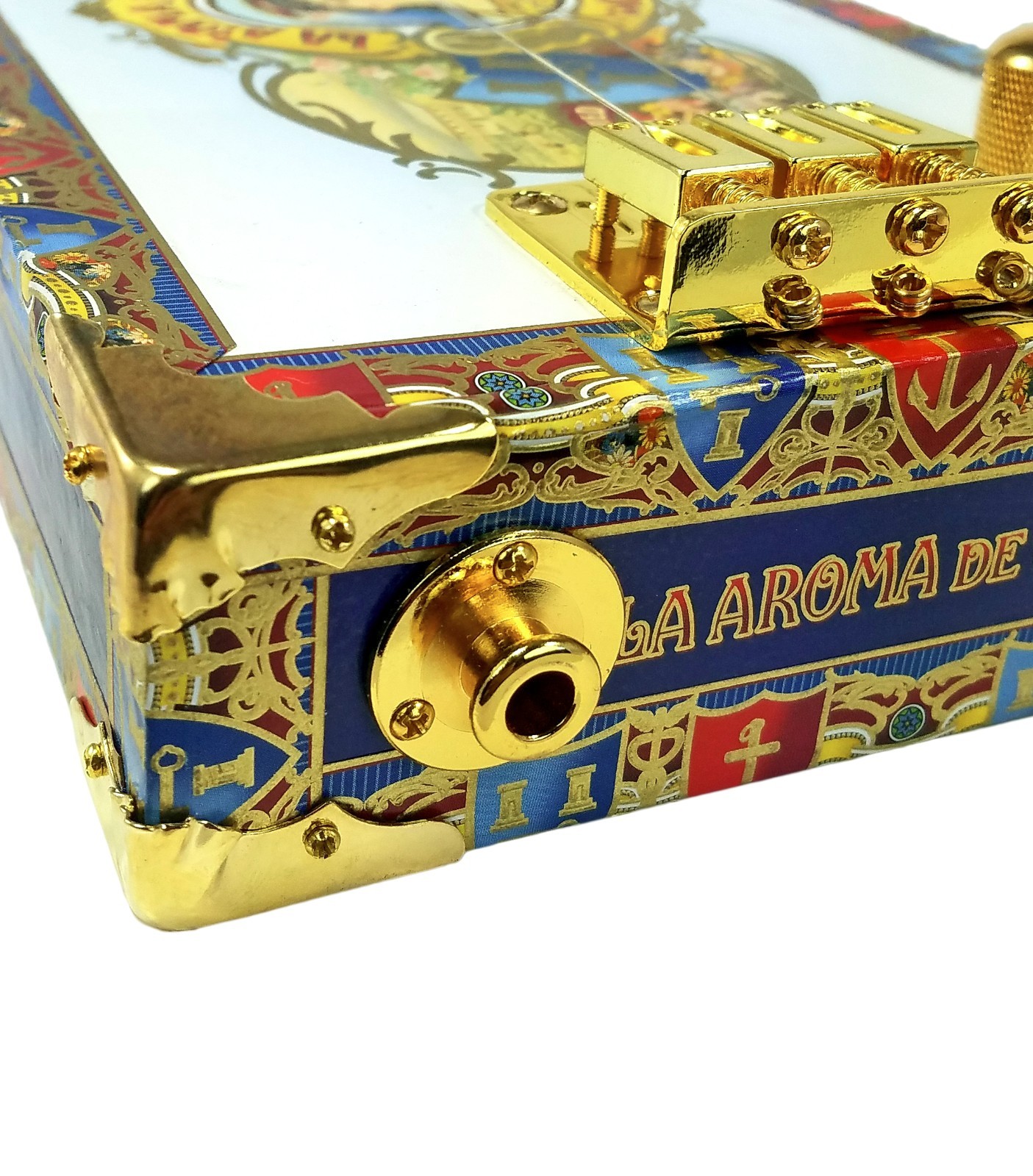 8pc. Decorative Brass Box Corners w/ Screws – a great finishing touch!
