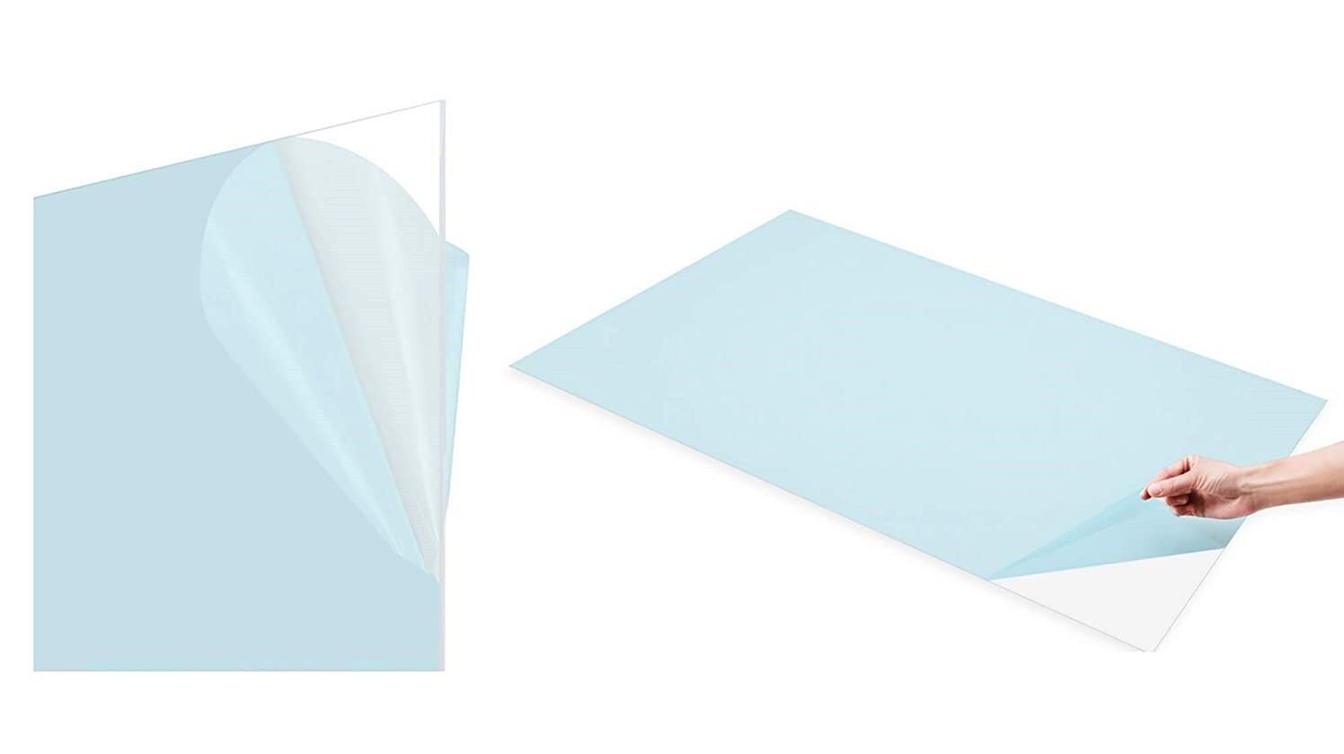 Clear Transparent PETG Vivak Moldable Plastic Film Flexible Frame Sheet Panel