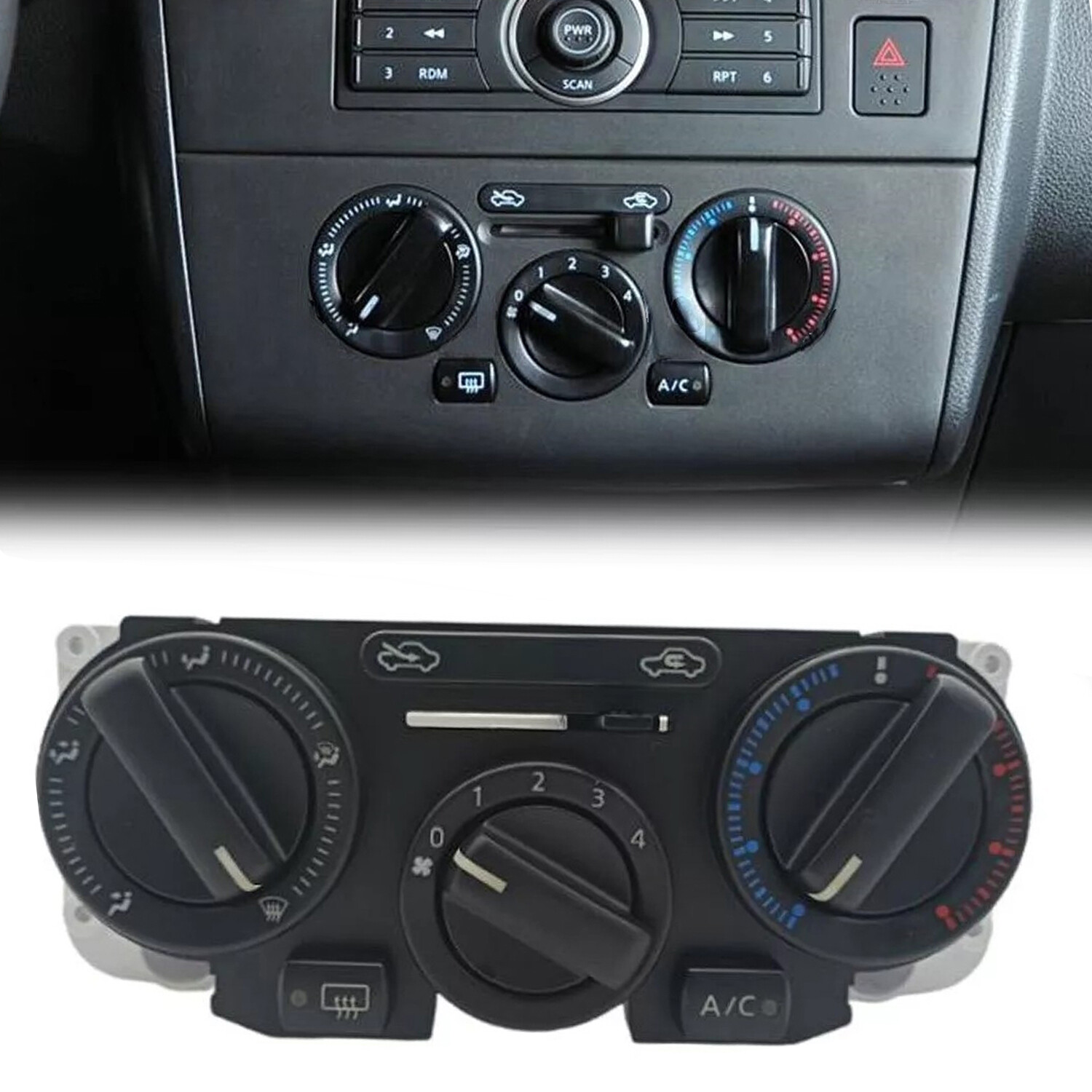 For 2004-2011 Nissan Versa Tiida A/C Heater Climate Control Panel Switch Button