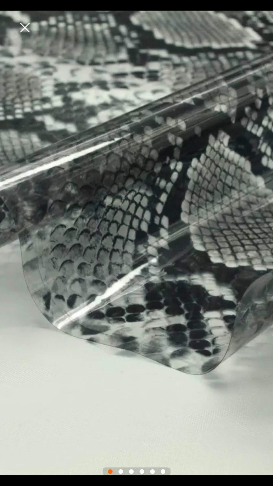 Animal Skin Printed Transparent Vinyl for Multi-Purpose DIY USA Seller