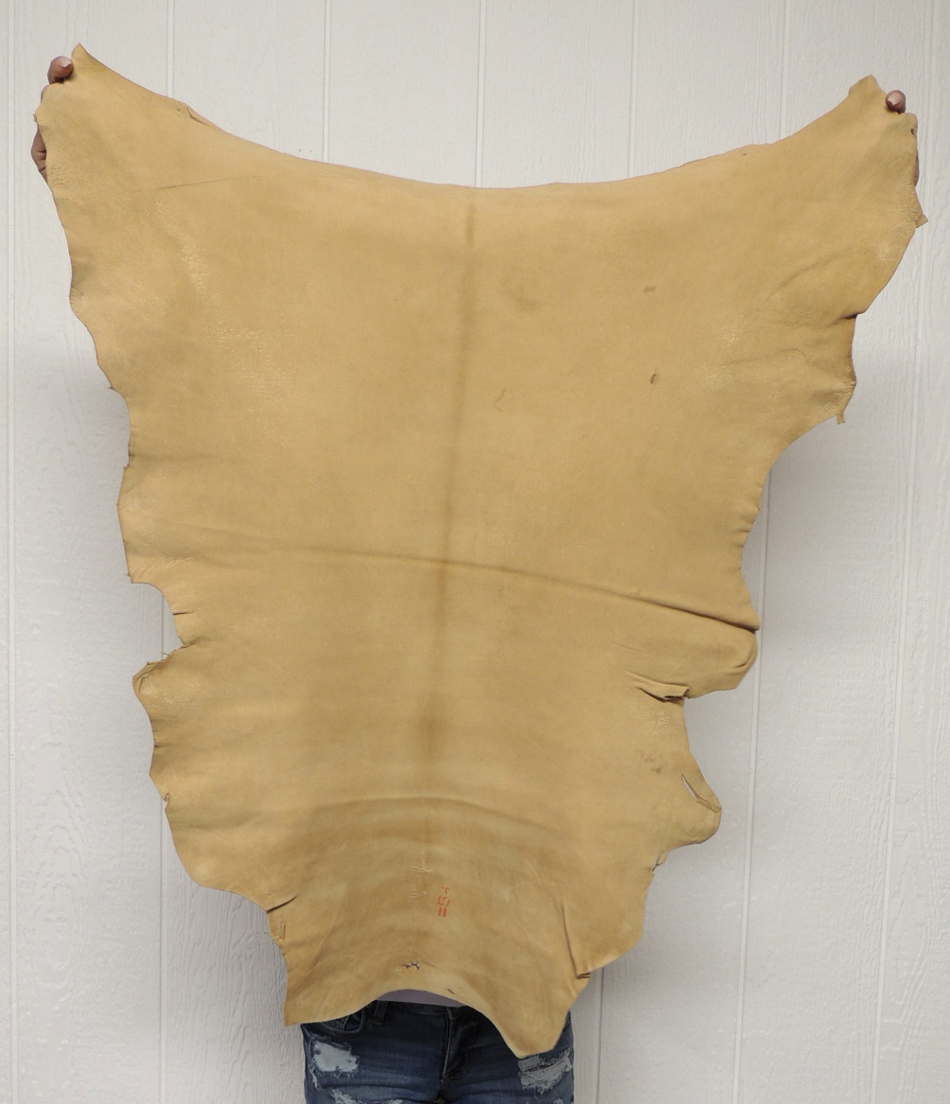 SMOKE BUCKSKIN Leather Hide for Native Crafts Laces Pipe Bags Regalia Pelt Skins