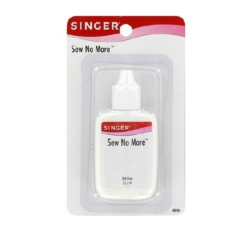 Singer Sew No More Fabric Glue 3/4 fl oz Lot of 2 BOTTLES!!! TWO!!!