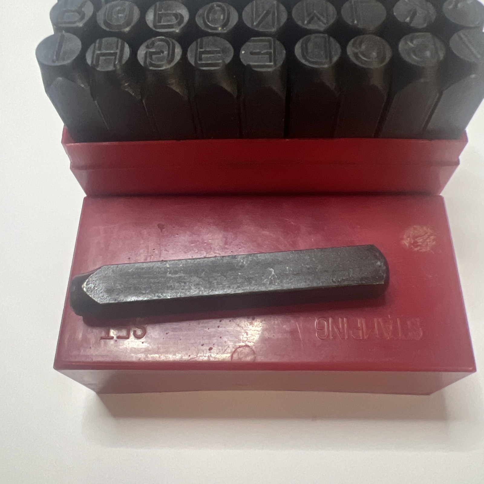 Pittsburgh 36Pcs 1/4″ High Carbon Steel Metal Punch Letter & Number Stamping Set