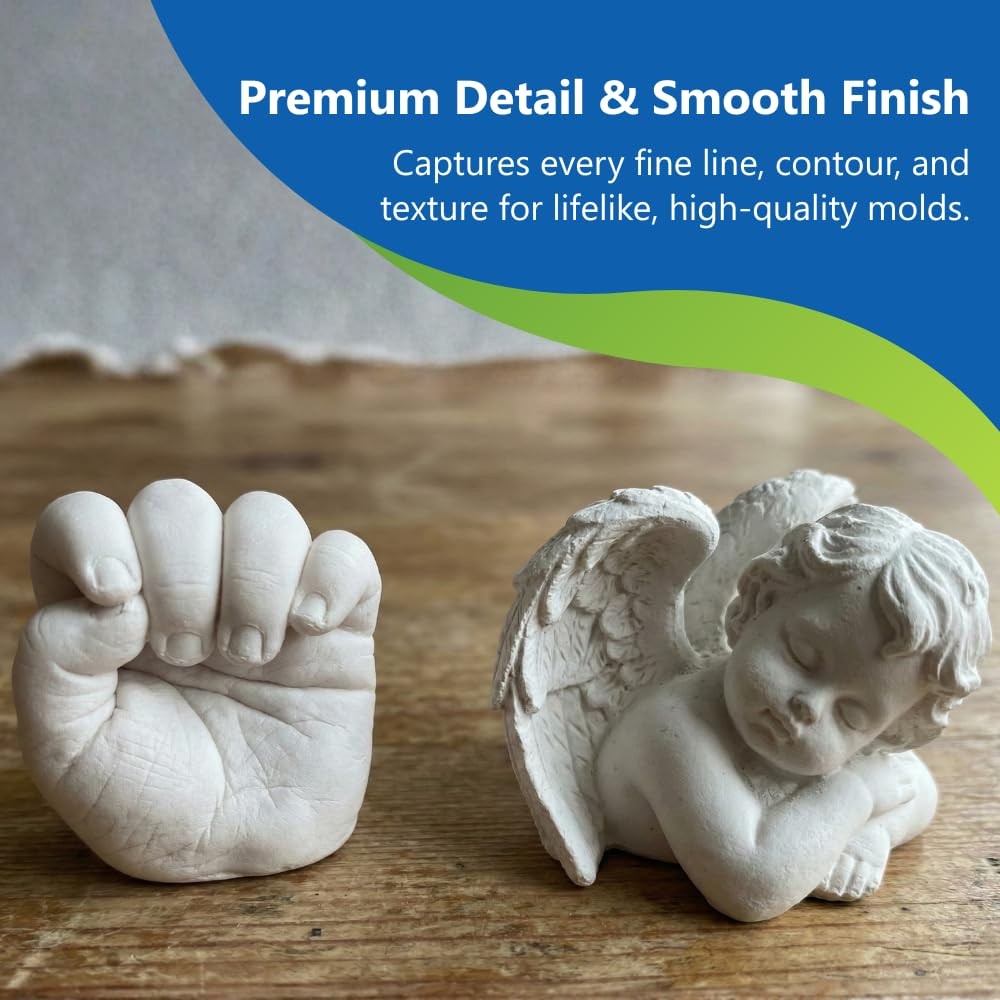Perfect Mold Alginate Molding Material, Non-Toxic Mold Making Powder for Life Ca