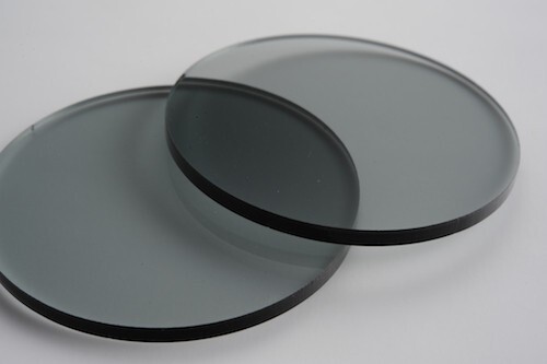 Gray Tint Lexan Polycarbonate Plastic Unbreakable Film-Masked Replacement Sheet