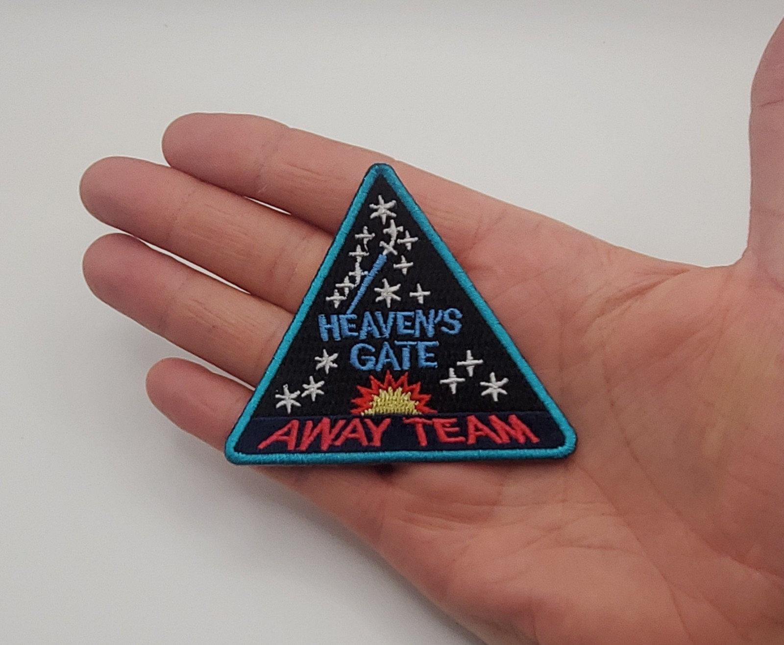 Vintage Heaven’s Gate Away Team Cult Patch. Embroidered. Iron On. 3″x2.5″