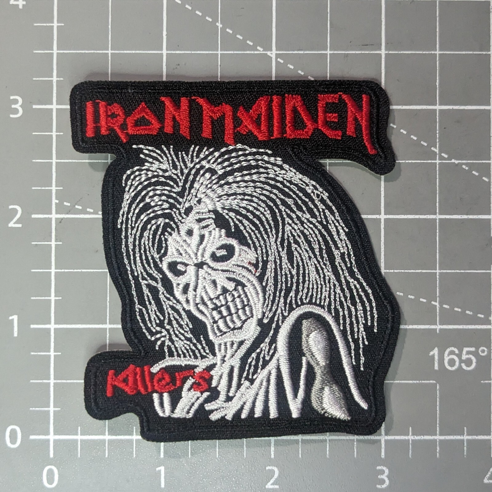 Iron Maiden Patch Killers LP Brit Heavy Metal Rock Embroidered Iron On 3.25×3″