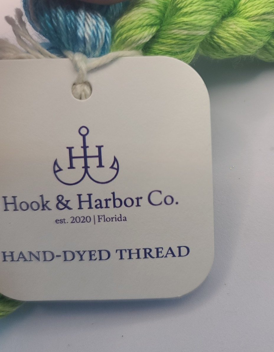 Hook and Harbor Co. H & H Co Hand Dyed Mulberry Silk Embroidery Thread