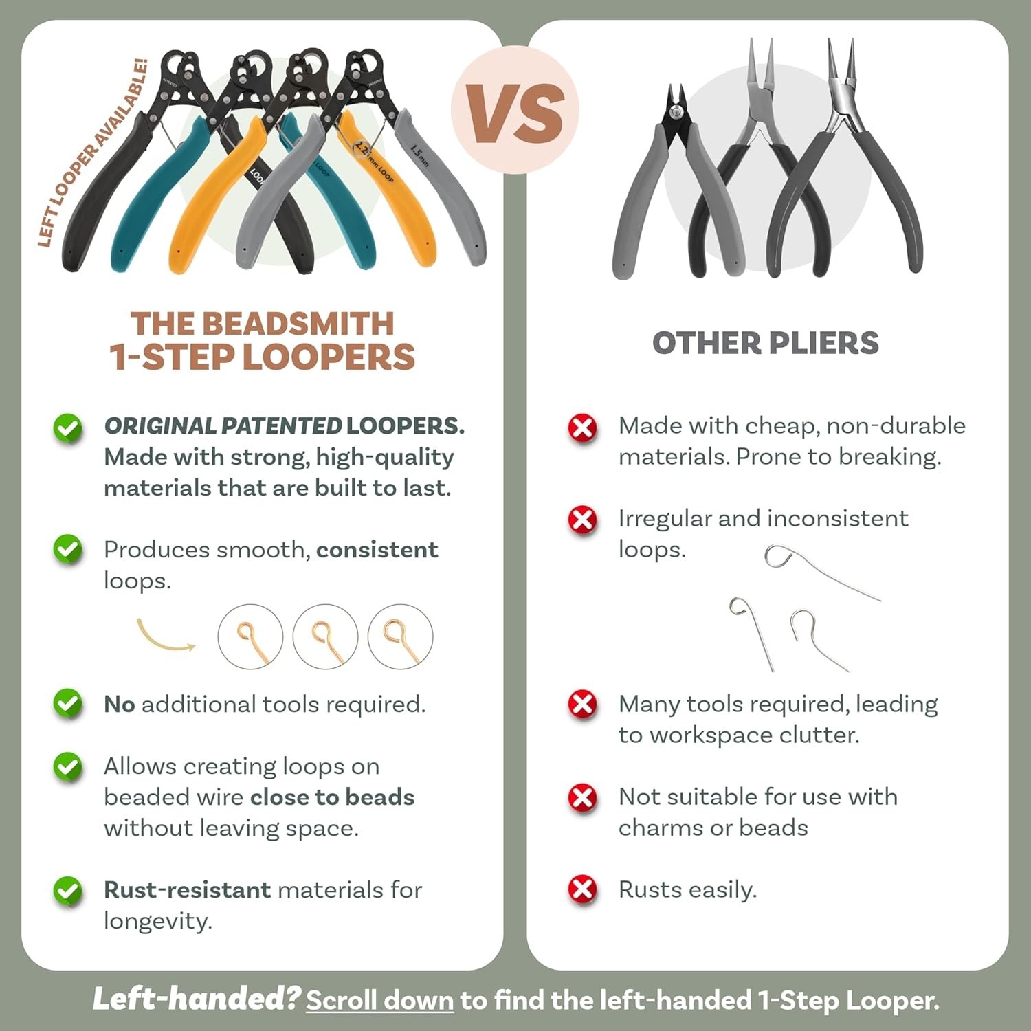 One Step Looper – Create and Trim Consistent 1.5 mm Loops for Jewelry Making,…