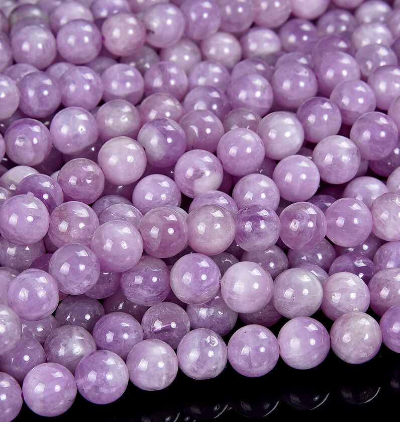 Natural Kunzite AAA Round 7MM 8MM 9MM 10MM 11MM 12MM 13MM Beads 7 inch(D526)