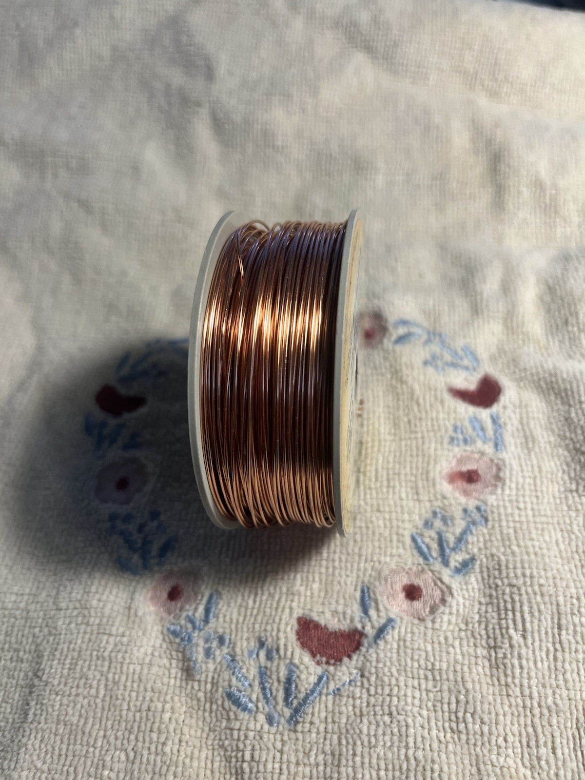 Wrap it Bright Copper Wire 22 Gauge Dead Soft Spool 130ft .025″(.64mm) Unused