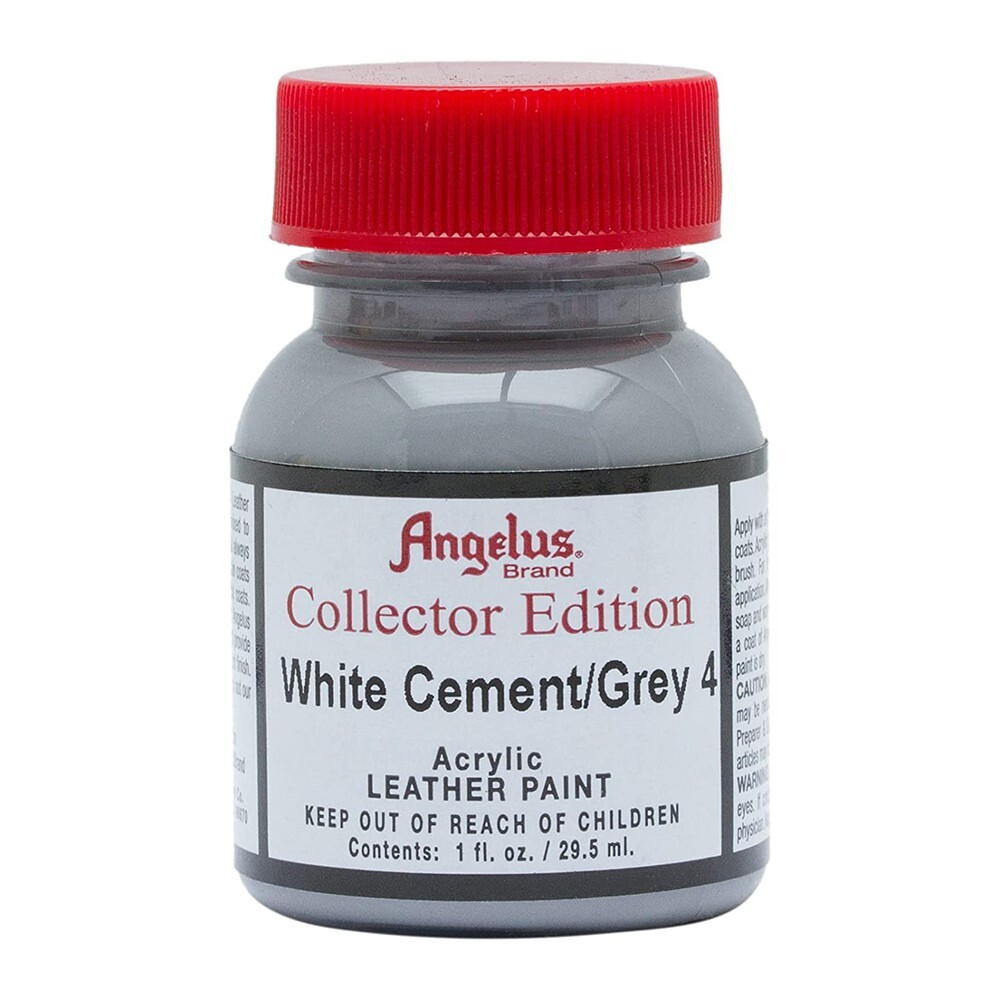 Angelus Collector Edition Acrylic Leather Paint White Cement 1 fl oz Bottle