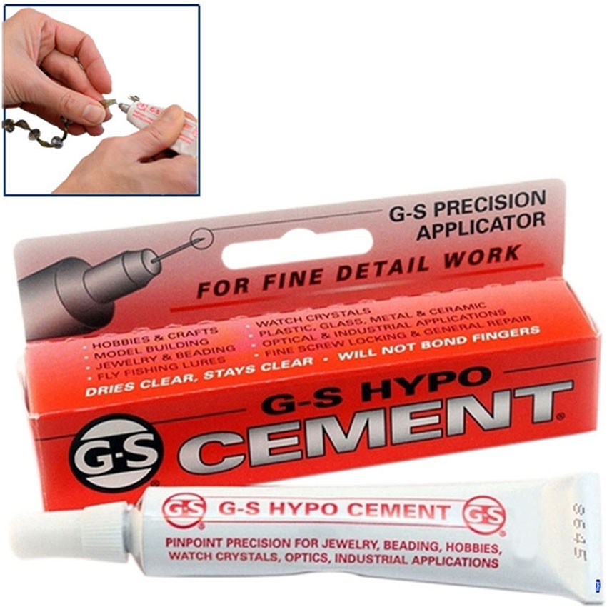GS Crystal Cement Paste 1/3 fl oz – Watch Crystal & Jewelry Repair – Made in USA