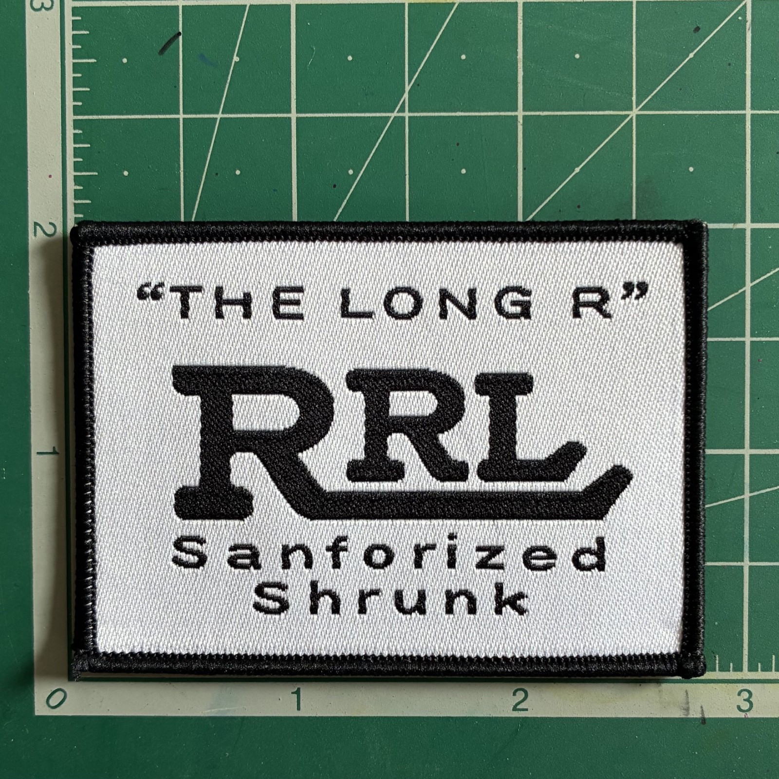 Vintage Double RL Patches Self-Adhesive and Sew-On Applique